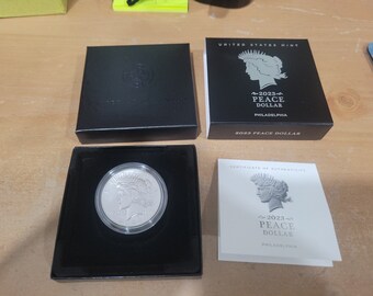 2023 U.S. Mint Peace Silver Dollar Uncirculated Coin 23XH