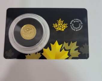 2016 Canada 1/10 oz. 99.99% Pure Gold Coin: Growling Cougar