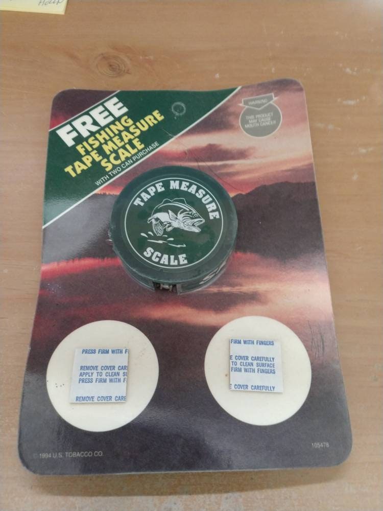 Skoal Tobacco Fishing Tape Measure New In Package