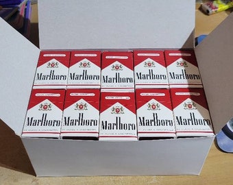 Marlbor Cigarettes Mini Matchbooks Box of Fifty
