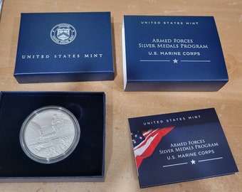 2023 U.S. Mint  U.S. Marine Corps One-Ounce Silver Medal