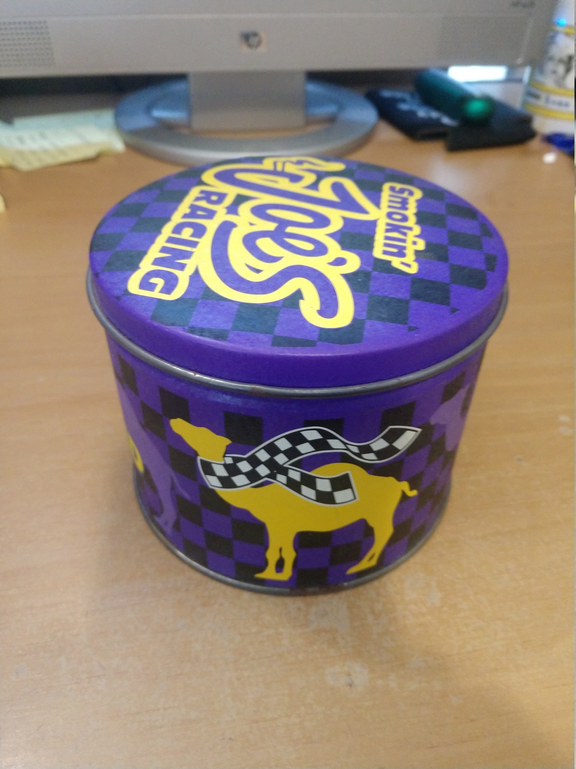 Camel Cigarettes Smokin Joe's Racing Purple Tin With Etsy