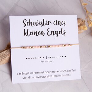 ENGZHI Gedenkgeschenk Für Schwester – Trauerkarte „A Letter From Sister In Heaven“ In Schwarzer Metall‑Optik