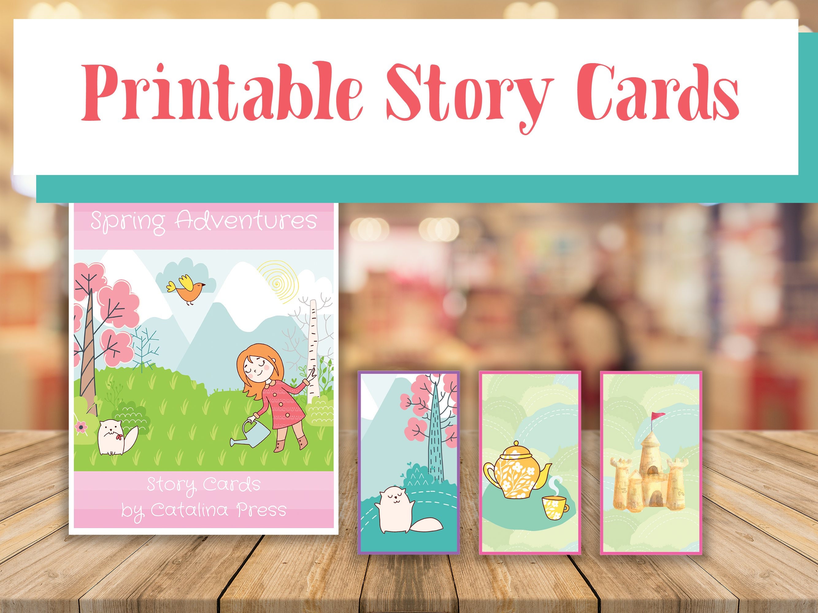 printable story cards pdf set of 30 story prompts etsy canada
