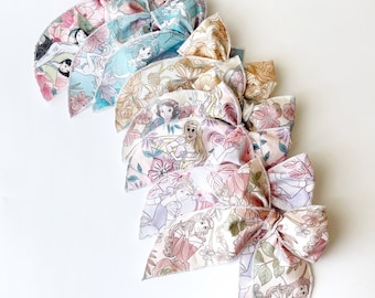 Disney Princess Fable Bows | Princess floral Bow