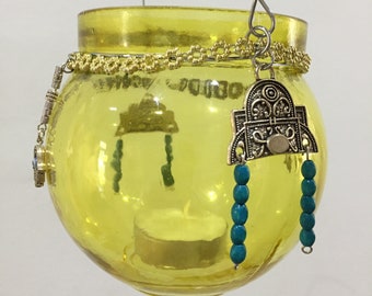 Moroccan Hanging Tealight Lantern