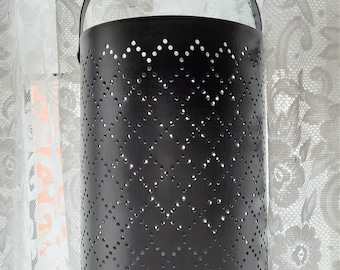 Lanterna rustica marocchina nera