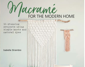 Exemplaire signé en macramé pour la maison moderne