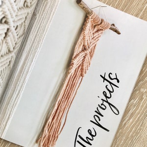 Macrame for the modern home book signed copy image 4