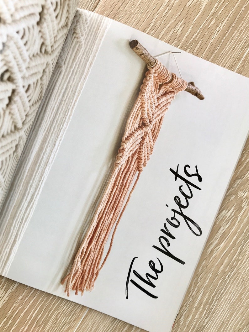 Macrame for the modern home book signed copy image 4