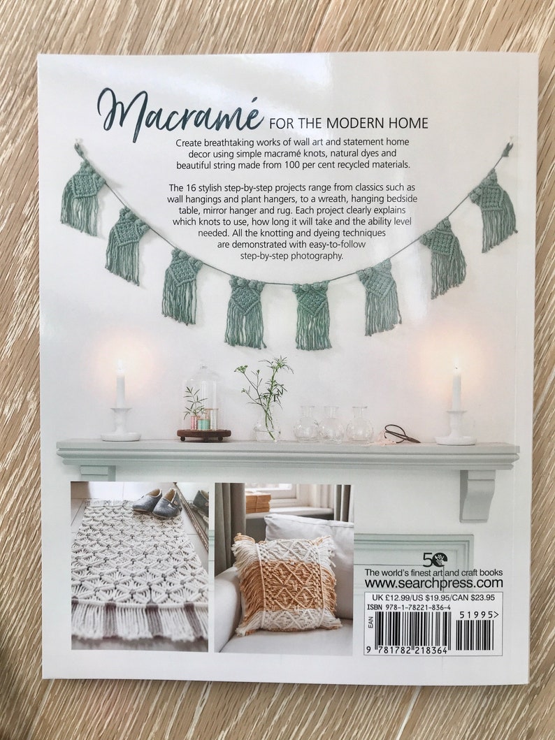 Macrame for the modern home book signed copy image 2