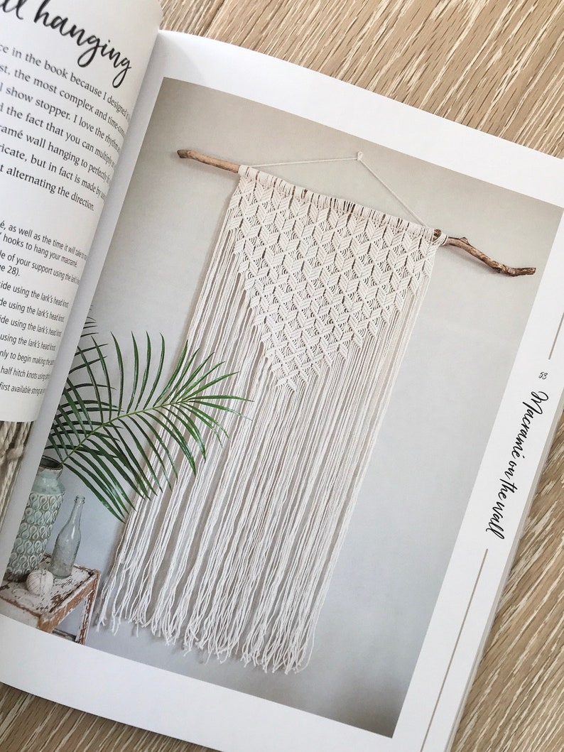 Macrame for the modern home book signed copy image 5