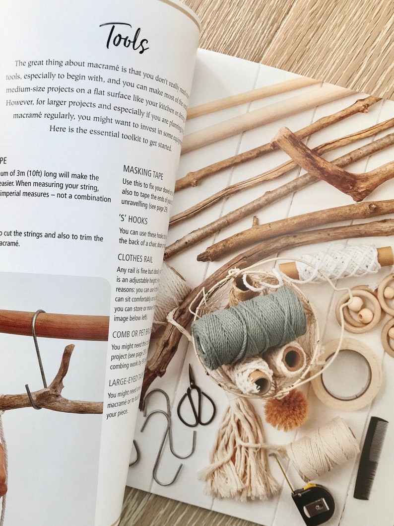 Macrame for the modern home book signed copy image 3