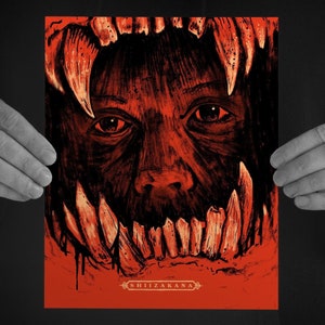 Shiizakana - Hannibal inspired Art Print. 10x8&quot;. Hannigram. Hannibal TV Show. Hannibal Art. Hannibal Print.