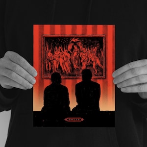 Dolce - Hannibal inspired Art Print. 10x8&quot;. Hannibal Lecter + Will Graham. Hannigram. Hannibal TV Show.