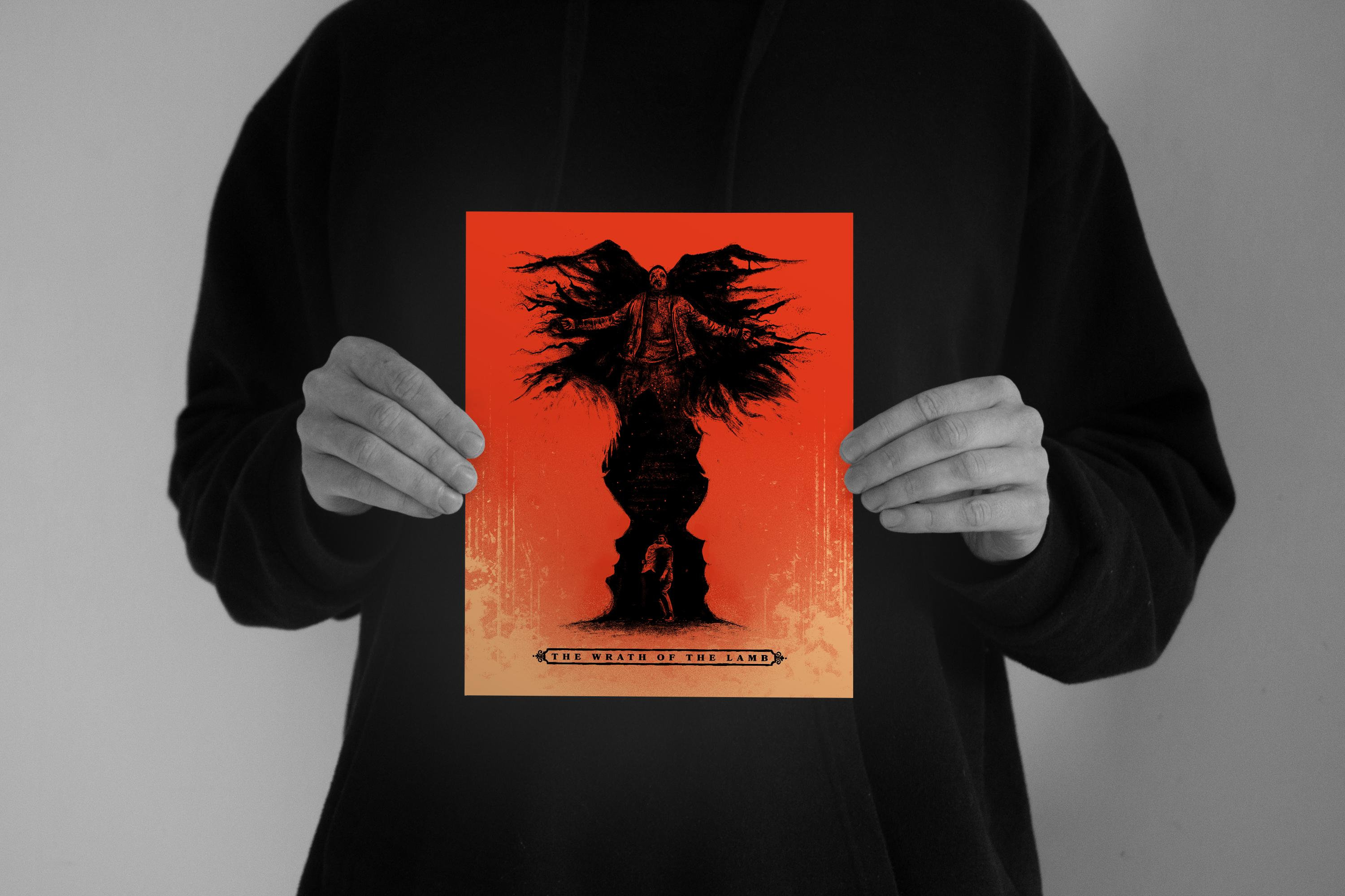 The Wrath of the Lamb - Hannibal TV Show Inspired Art Print (10x8