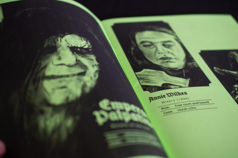 Villains: A Zine of Baddies. Film Villains. Antagonists image 9