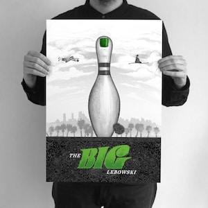 The Big Lebowski - Alternative Movie Poster. A2 size. Coen Bros.
