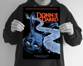 Póster de la película Donnie Darko: Lámina artística de ciencia ficción (A3). Frank Bunny Rabbit.