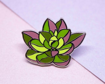 Succulent Plant Enamel Pin