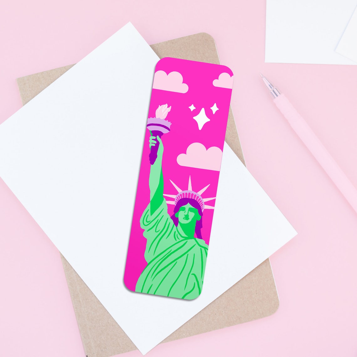 Statue of Liberty New York City Bookmark Etsy