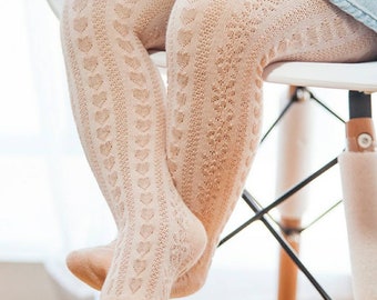 baby cable knit tights