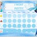 Frozen Potty Training Chart Printable, Toilet Training Chart, Toileting ...