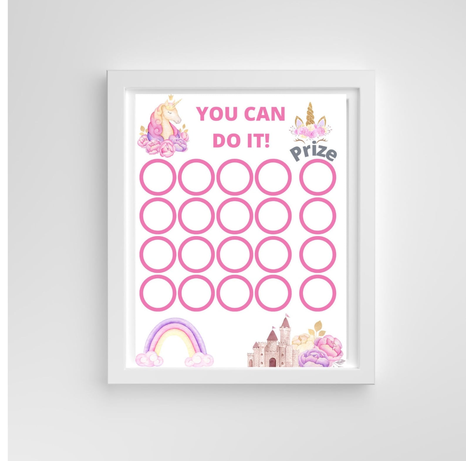 Unicorn Reward Chart | Printable Unicorn Sticker Chart | Daily Chore ...