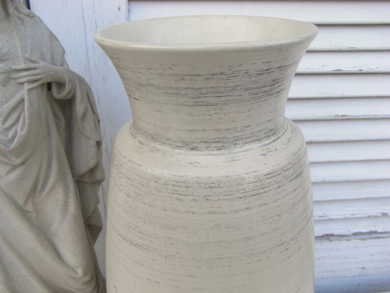 sunflower twigs ceramic floor vase ceramic vase for lilac 50s-60s design mid century vase artist ceramics gladioli