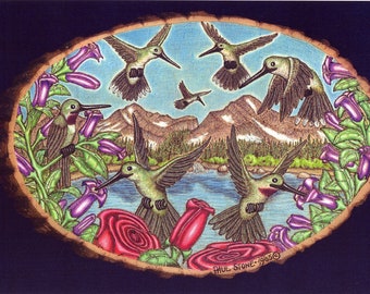 Garden Party-Matted 11x14 Color Copy