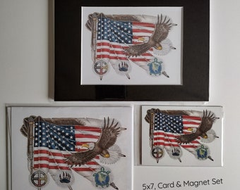 Eagle Feather Flag Package