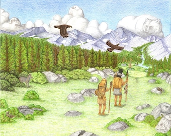 Blessed Journey 16x20 Matted Giclee S/N