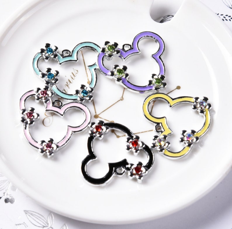 Charms Flamingo Charms Craft Supplies Jewellery Making charms and pendents
