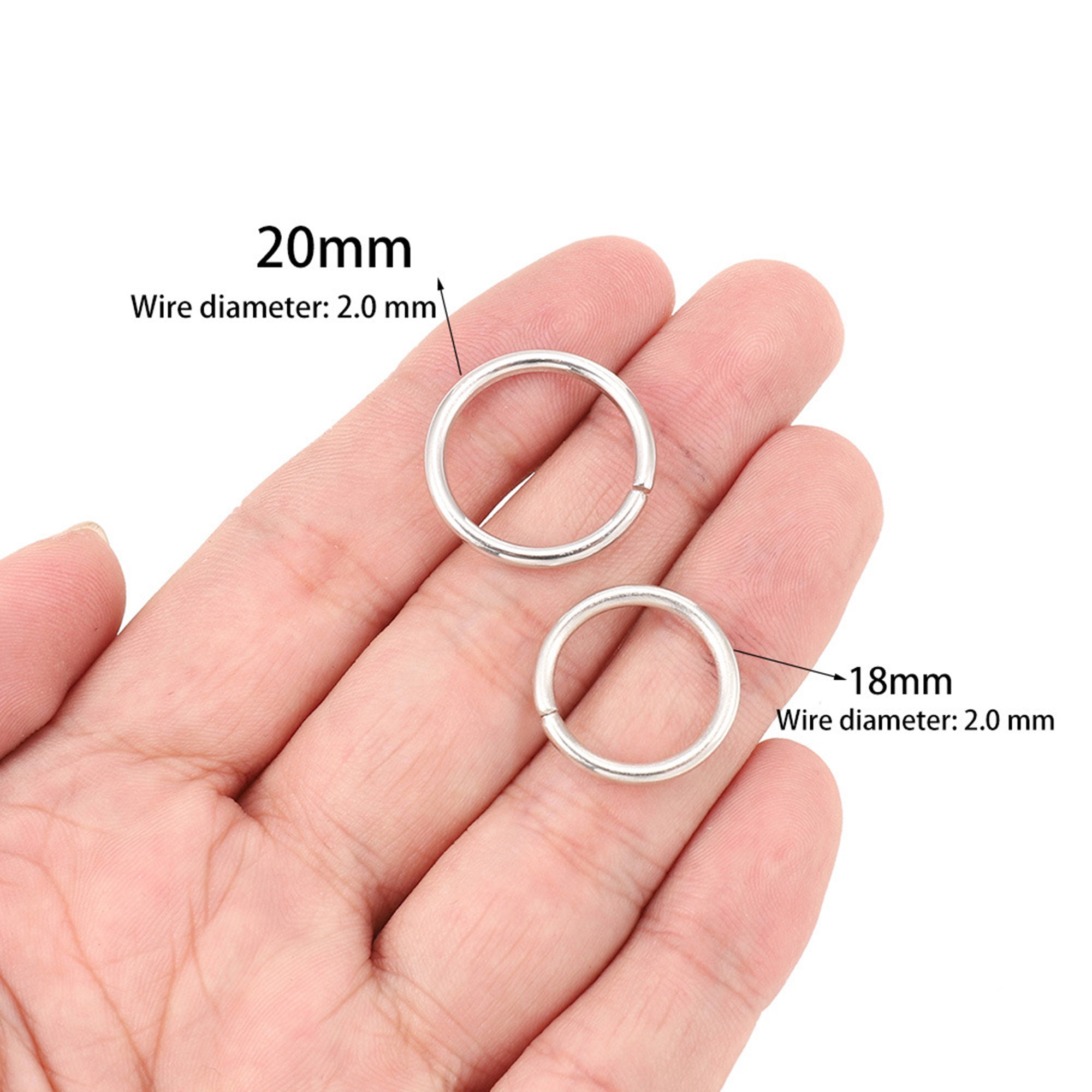 Bulk 10 Size Split Jump Rings Wholesale jewelry findings Etsy
