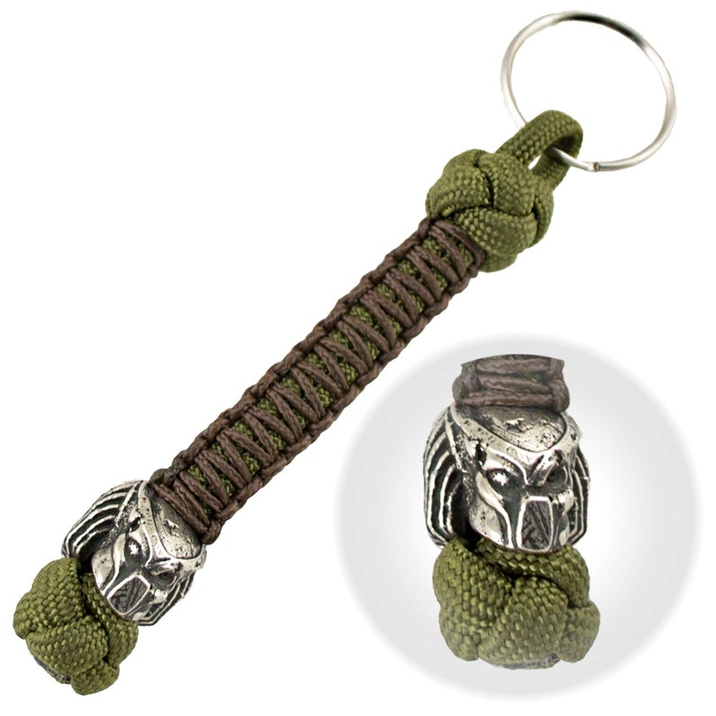 Cool Paracord Lanyard Keychain Strap EDC Knife Keyring Compass Etsy