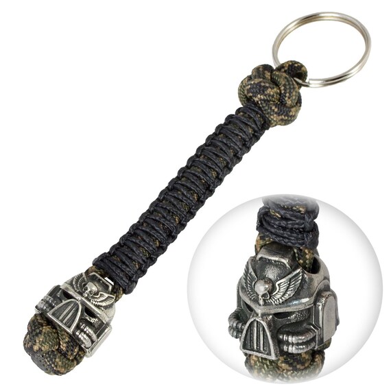 Key Fob Cool Custom Paracord Lanyard Keychain Over 40 Artistic Beads Designs