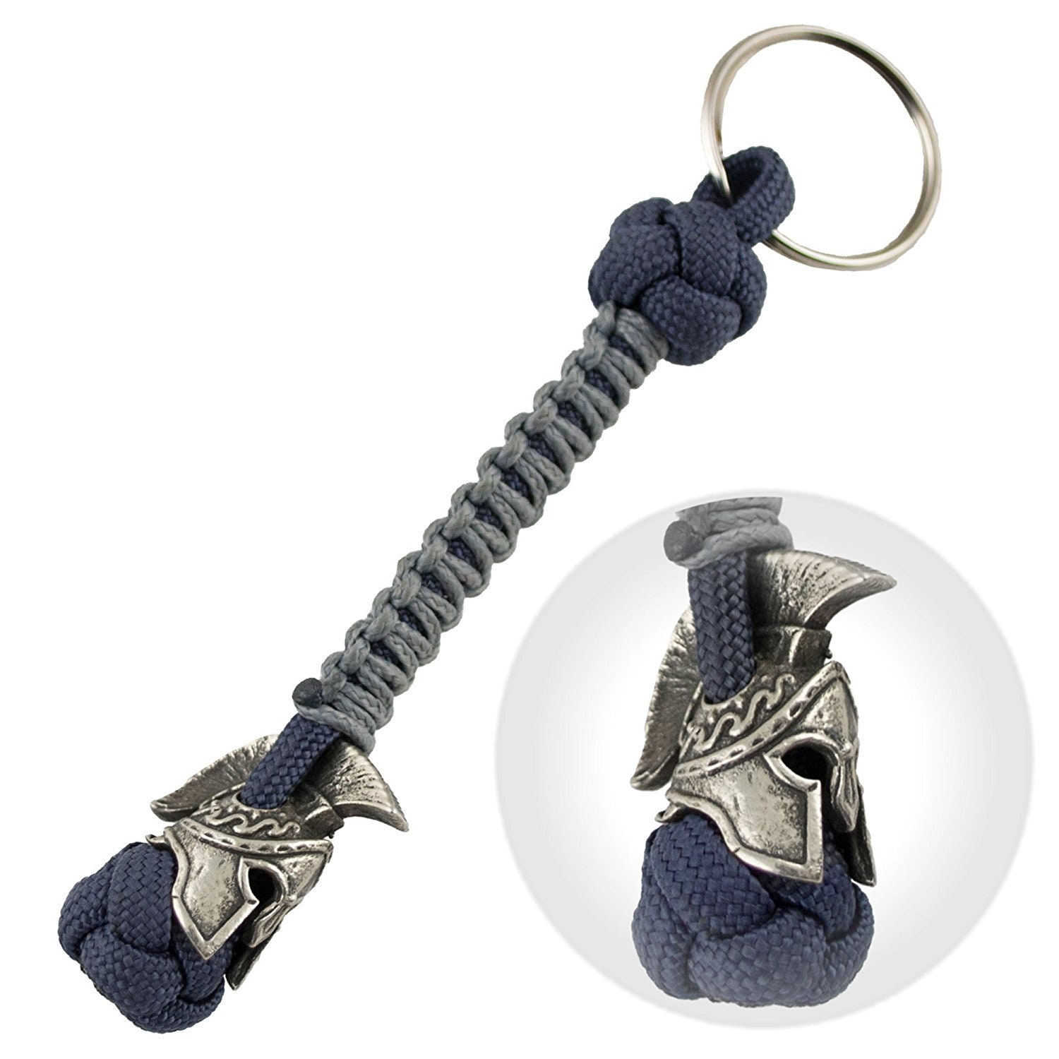 Cool Paracord Lanyard Keychain Strap Key Fob EDC Flashlight Etsy