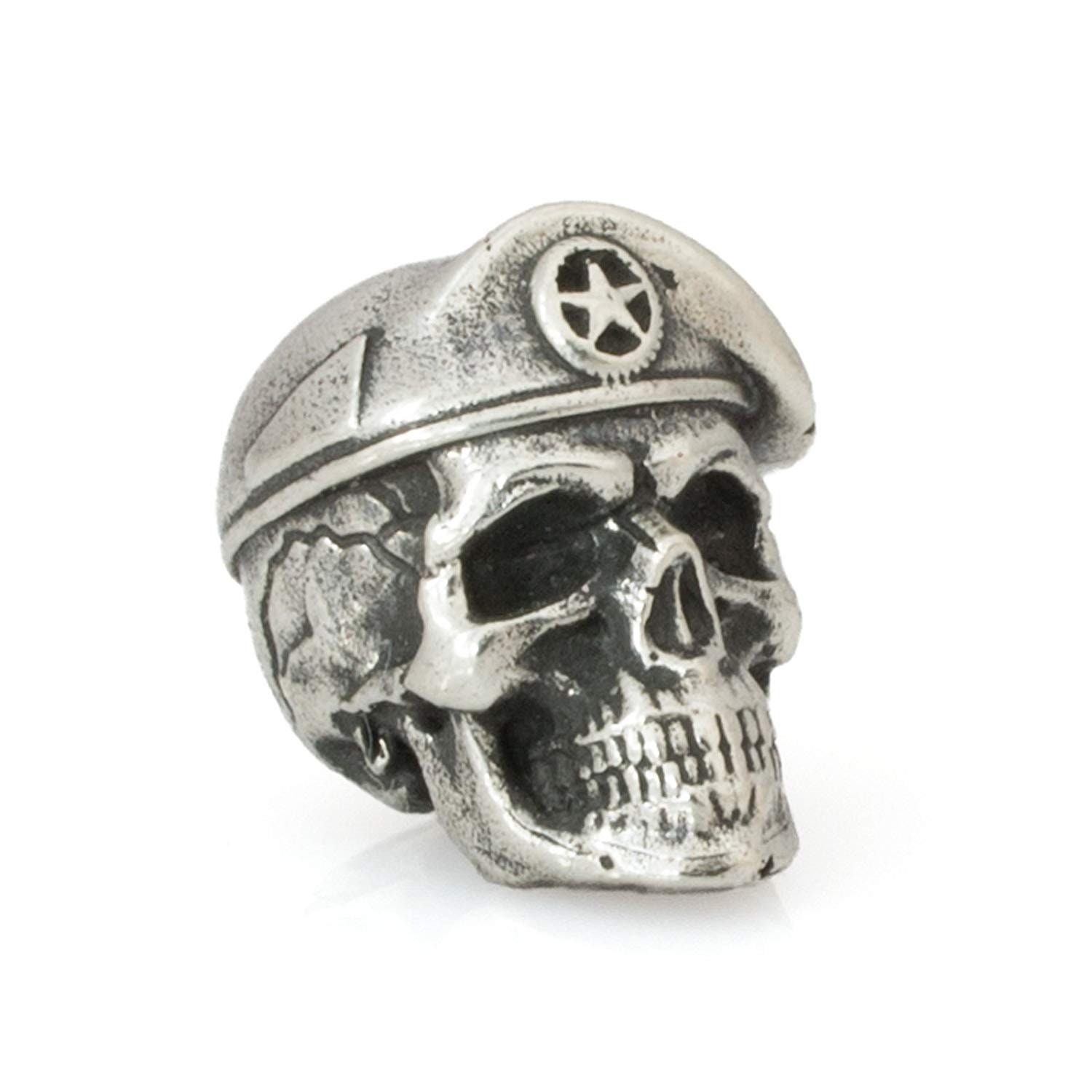 salut Reskyd sagsøger Paracord Bead Skull Paracord Beads Metal Paracord Charms - Etsy