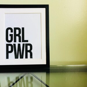 Printable Art | Digital Download | Instant Art | Girl Power | Inspirational Art | Feminism