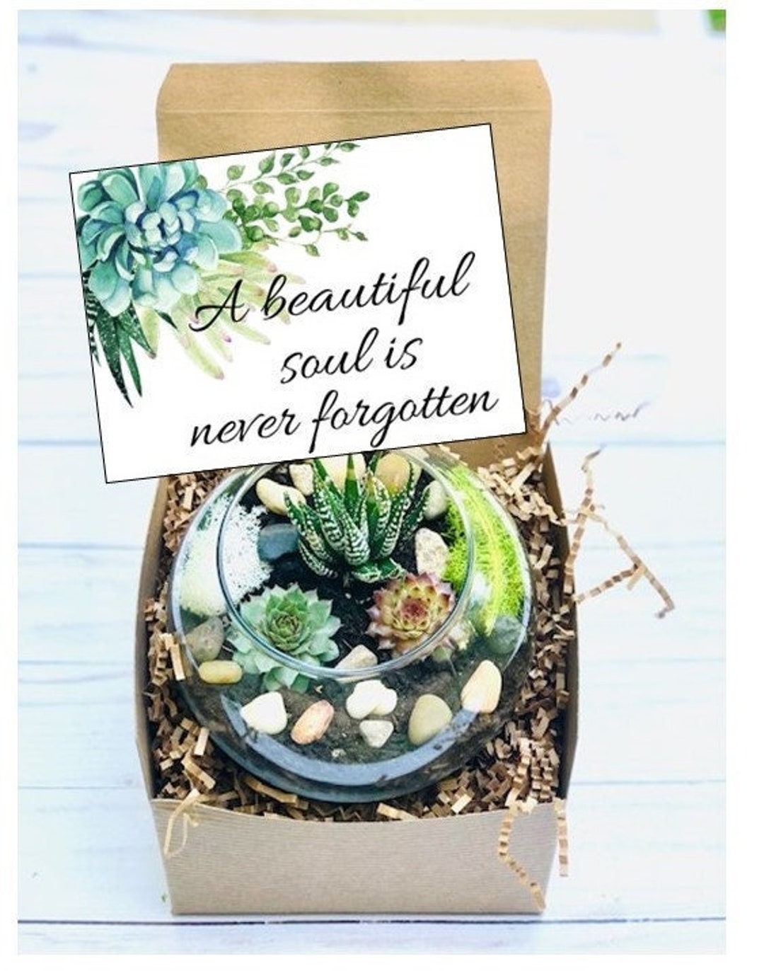 Sympathy Gift Set, Beautiful Soul is Never Gift Box, Grief Gift, Sorry for Your Loss