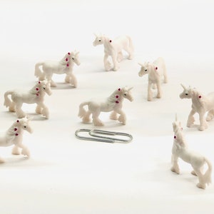 Set of miniature Unicorn figurine, Mini Unicorn, Pack of Unicorn, Unicorn figurine, Tiny Unicorn, Unicorn soap supplies, Bulk Unicorns
