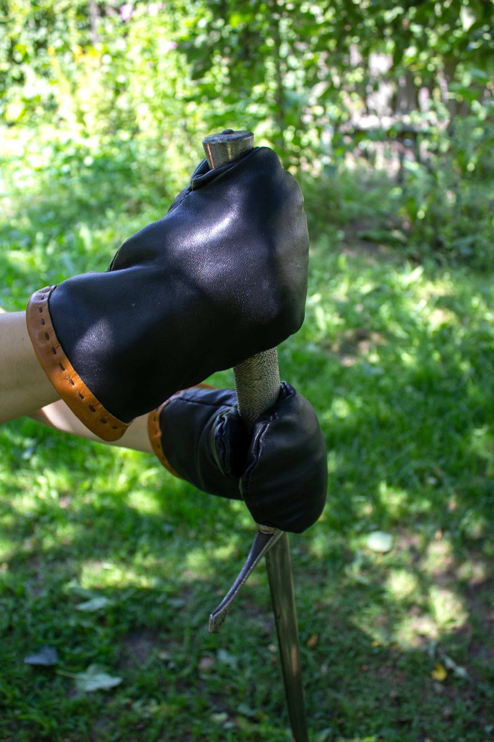 Medieval fencing gloves Kmet Etsy