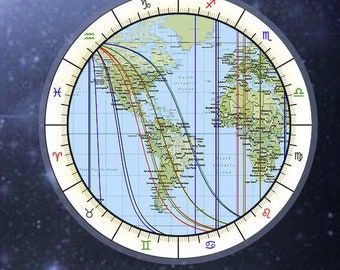 Astrocartography Reading (Relocation & Traveling)