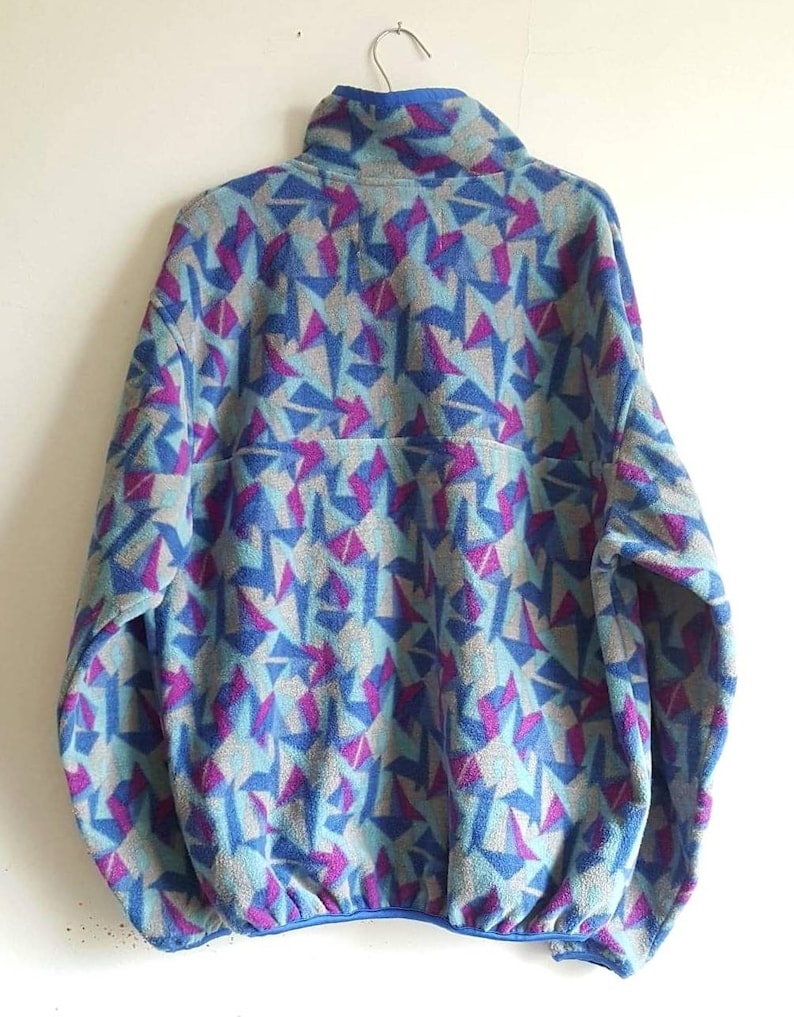 90s sweater size M like new RARE. Fleece Half pressure Lotto Vintage 80s