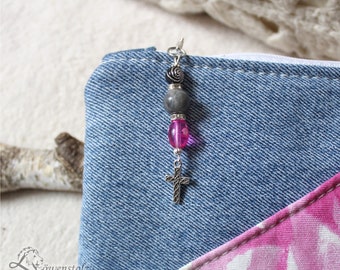 Zipper Pulls, Reißverschluß Anhänger, christlicher Charm