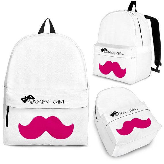 Gamer Dziewczyna Markiplier Zainspirowany Różowy Plecak Wąs