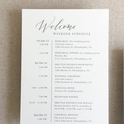 Wedding Weekend Timeline Template Printable Editable Wedding - Etsy