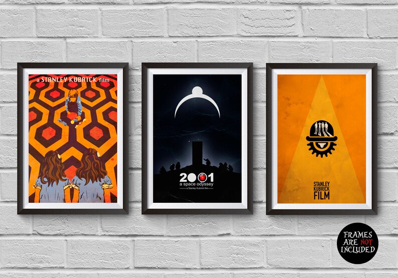Stanley Kubrick Minimalist Poster Set Of 3 S The Shining A Image 0