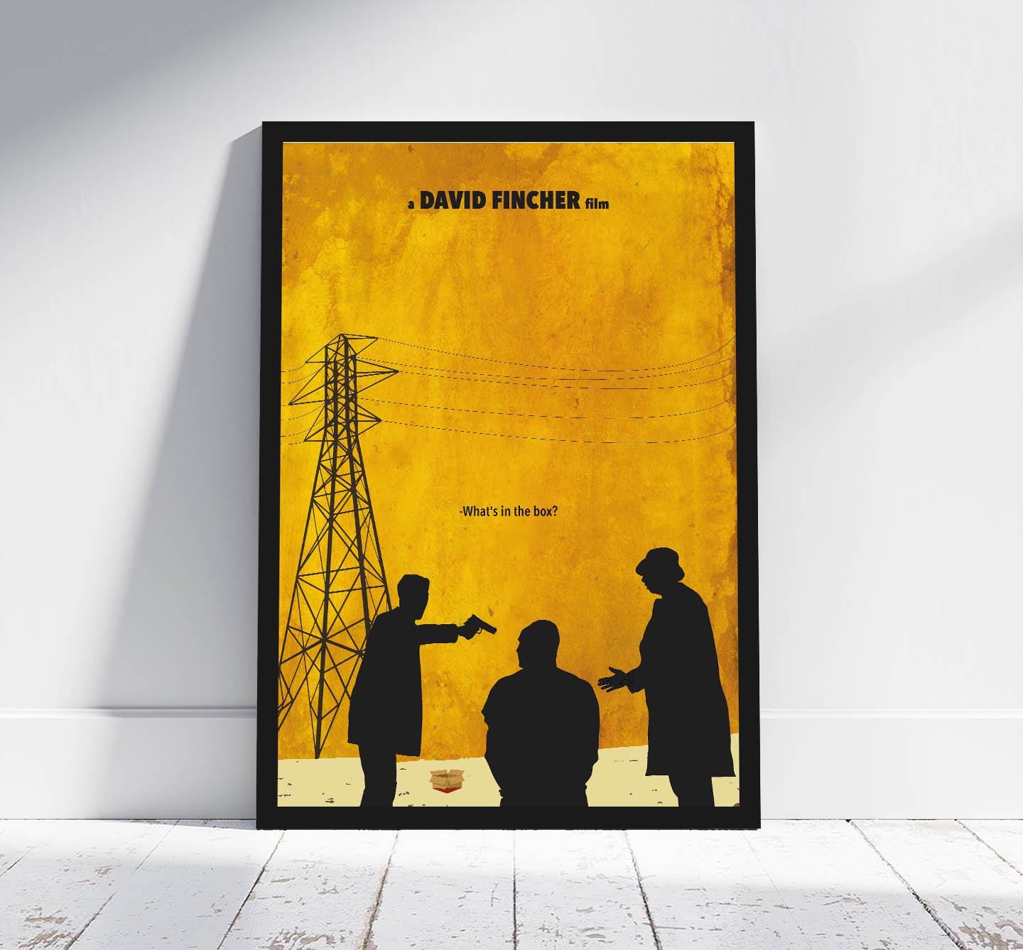 Seven Minimalist Poster Se7en Alternative Cult Movie Print David