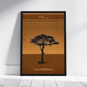 The Shawshank Redemption Minimalist Poster Frank Darabont Alternative Movie Print Tim Robbins Morgan Freeman Collectibles WallArt CultMovies
